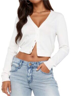 Women's Long Sleeve Knit Cardigan Open Front Lightweight Sweater